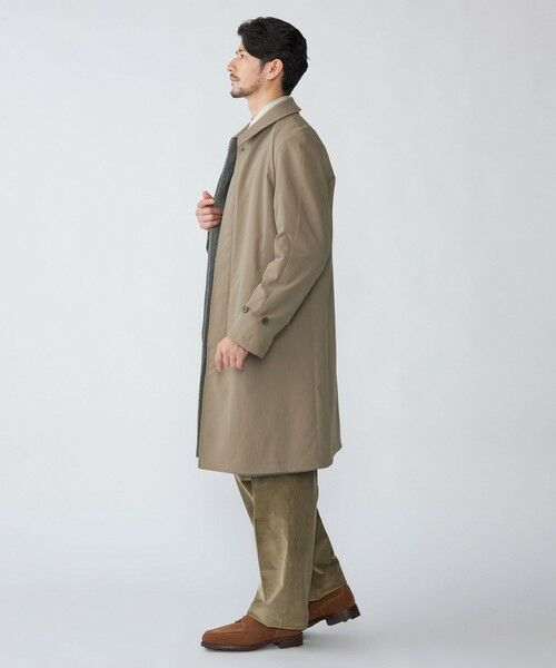 SHIPS / シップス その他アウター | SHIPS: ポリエステル/ウール ヘリンボーンツイード リバーシブル ステンカラー コート | 詳細8