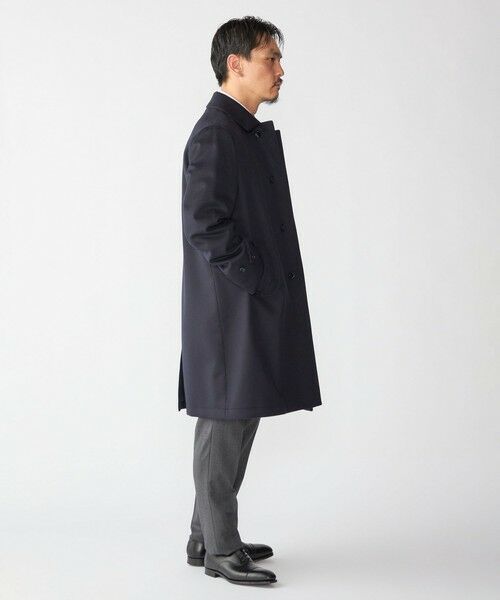 SHIPS / シップス その他アウター | SHIPS: ネイビー ウール ビーバー ステンカラー コート | 詳細11