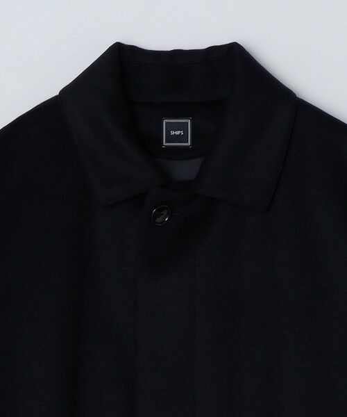 SHIPS / シップス その他アウター | SHIPS: ネイビー ウール ビーバー ステンカラー コート | 詳細16