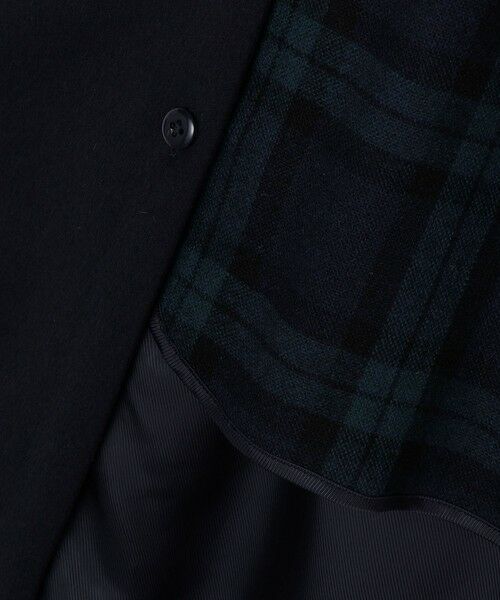 SHIPS / シップス その他アウター | SHIPS: ネイビー ウール ビーバー ステンカラー コート | 詳細24