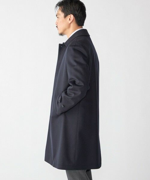 SHIPS / シップス その他アウター | SHIPS: ネイビー ウール ビーバー ステンカラー コート | 詳細5