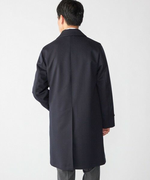 SHIPS / シップス その他アウター | SHIPS: ネイビー ウール ビーバー ステンカラー コート | 詳細6