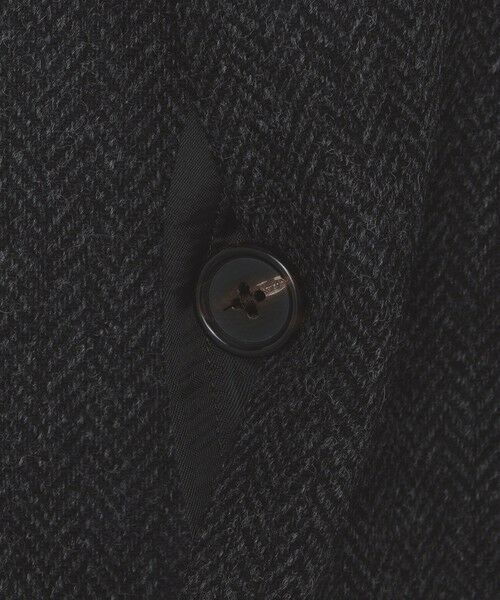 SHIPS / シップス その他アウター | 【 SHIPS別注】Errico Formicola: ヘリンボーン ツイード ステンカラーコート | 詳細11