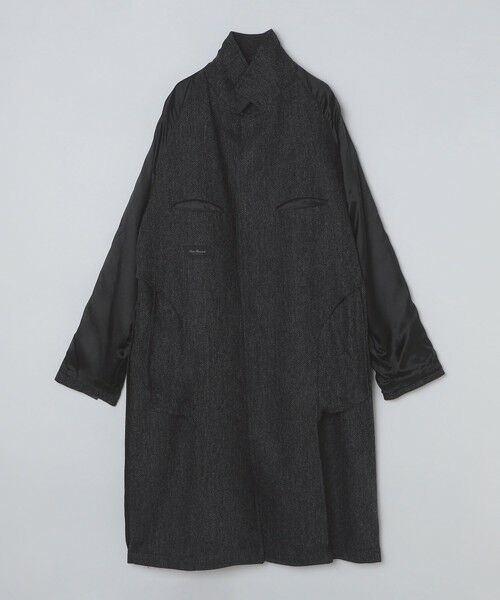 SHIPS / シップス その他アウター | 【 SHIPS別注】Errico Formicola: ヘリンボーン ツイード ステンカラーコート | 詳細3