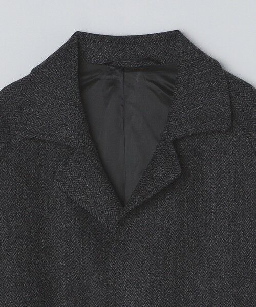 SHIPS / シップス その他アウター | 【 SHIPS別注】Errico Formicola: ヘリンボーン ツイード ステンカラーコート | 詳細5