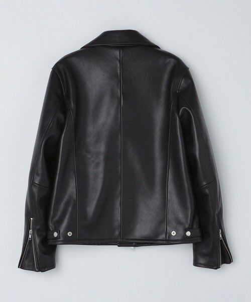 SHIPS / シップス レザーブルゾン・ジャケット | SHIPS: ラムレザー ダブル ライダースジャケット | 詳細22