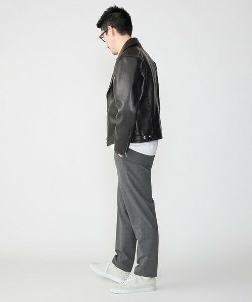 SHIPS / シップス レザーブルゾン・ジャケット | SHIPS: ラムレザー ダブル ライダースジャケット | 詳細3