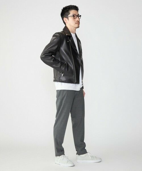 SHIPS / シップス レザーブルゾン・ジャケット | SHIPS: ラムレザー ダブル ライダースジャケット | 詳細5