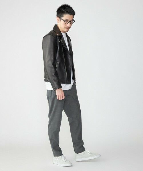 SHIPS / シップス レザーブルゾン・ジャケット | SHIPS: ラムレザー ダブル ライダースジャケット | 詳細6