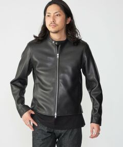 SHIPS / シップス レザーブルゾン・ジャケット | SHIPS: ラムレザー シングル ライダース ジャケット