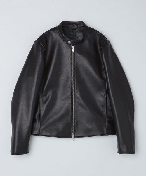 SHIPS / シップス レザーブルゾン・ジャケット | SHIPS: ラムレザー シングル ライダース ジャケット | 詳細12