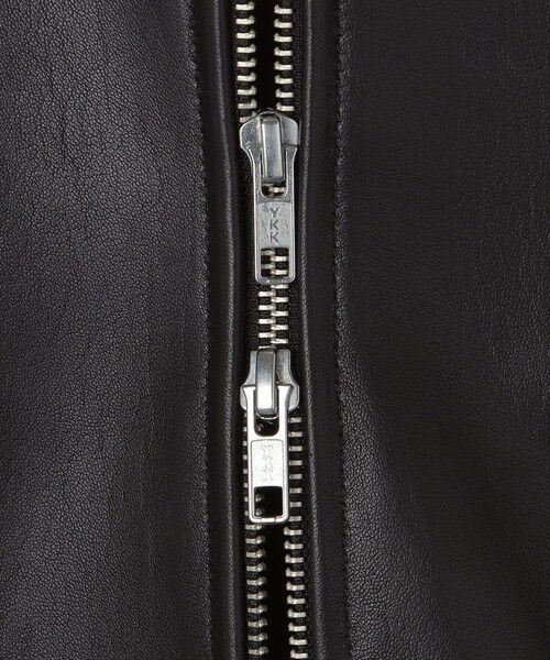 SHIPS / シップス レザーブルゾン・ジャケット | SHIPS: ラムレザー シングル ライダース ジャケット | 詳細18