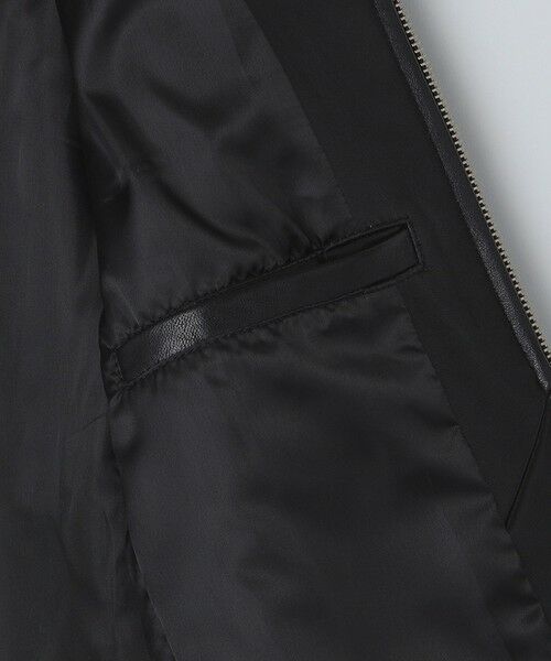 SHIPS / シップス レザーブルゾン・ジャケット | SHIPS: ラムレザー シングル ライダース ジャケット | 詳細20