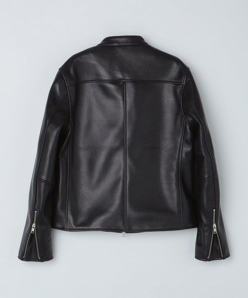 SHIPS / シップス レザーブルゾン・ジャケット | SHIPS: ラムレザー シングル ライダース ジャケット | 詳細22