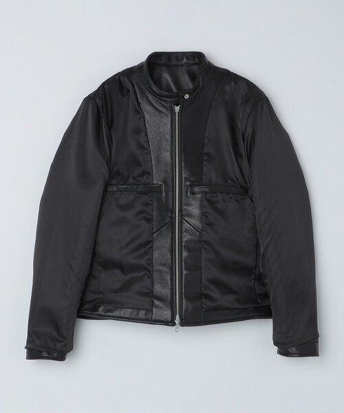 SHIPS / シップス レザーブルゾン・ジャケット | SHIPS: ラムレザー シングル ライダース ジャケット | 詳細24