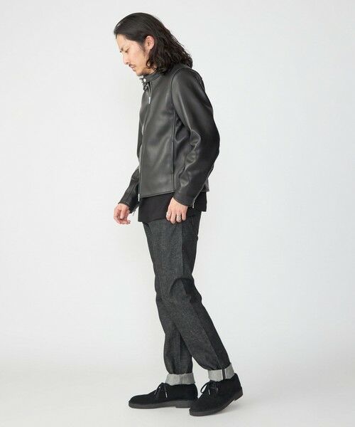 SHIPS / シップス レザーブルゾン・ジャケット | SHIPS: ラムレザー シングル ライダース ジャケット | 詳細3