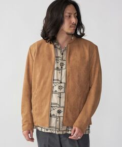 SHIPS / シップス その他アウター | SHIPS: ポリエステル フェイクスエード シングル ライダース