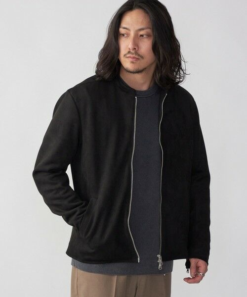 SHIPS / シップス その他アウター | SHIPS: ポリエステル フェイクスエード シングル ライダース | 詳細30