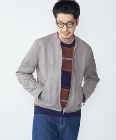 SHIPS / シップス その他アウター | SHIPS: ポリエステル フェイク スエード シングル ライダース