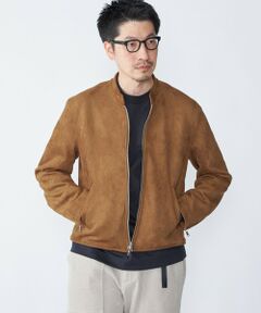 SHIPS / シップス その他アウター | SHIPS: ポリエステル フェイク スエード シングル ライダース