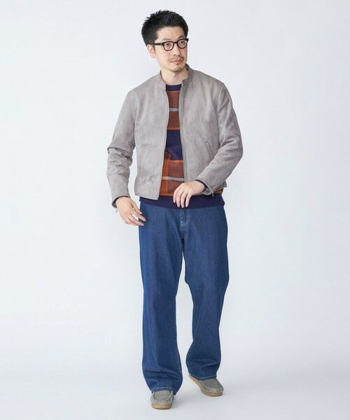 SHIPS / シップス その他アウター | SHIPS: ポリエステル フェイク スエード シングル ライダース | 詳細1