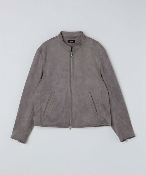 SHIPS / シップス その他アウター | SHIPS: ポリエステル フェイク スエード シングル ライダース | 詳細3