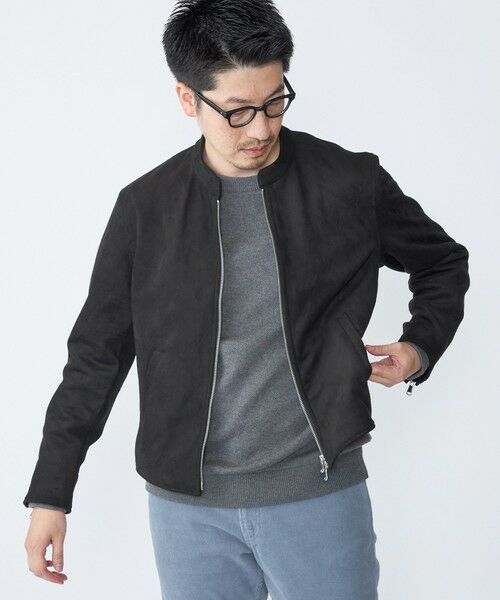 SHIPS / シップス その他アウター | SHIPS: ポリエステル フェイク スエード シングル ライダース | 詳細9