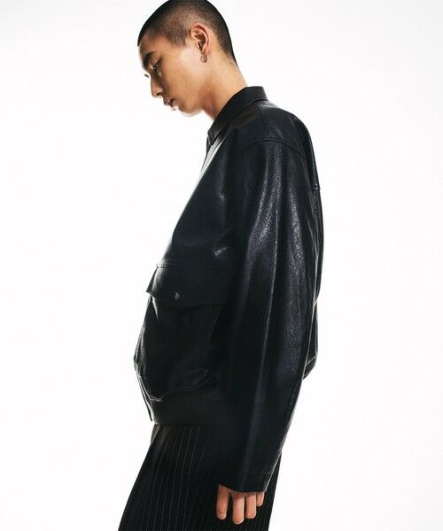 SHIPS / シップス その他アウター | City Ambient Products: 合成皮革 ショート ジップ ブルゾン | 詳細13