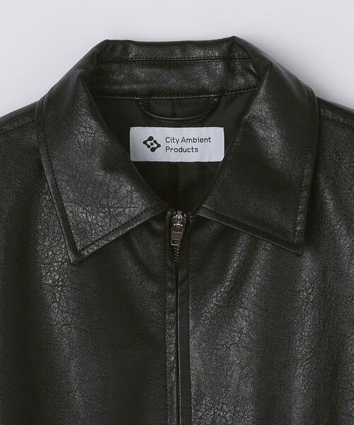 SHIPS / シップス その他アウター | City Ambient Products: 合成皮革 ショート ジップ ブルゾン | 詳細18