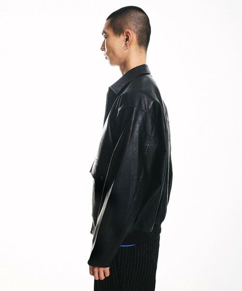 SHIPS / シップス その他アウター | City Ambient Products: 合成皮革 ショート ジップ ブルゾン | 詳細6
