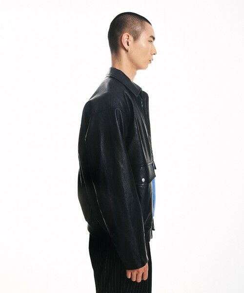 SHIPS / シップス その他アウター | City Ambient Products: 合成皮革 ショート ジップ ブルゾン | 詳細8