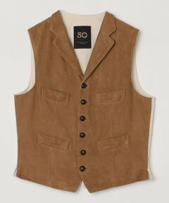 SHIPS / シップス その他アウター | 【SHIPS別注】CINQUANTA: スウェード ラペル ベスト