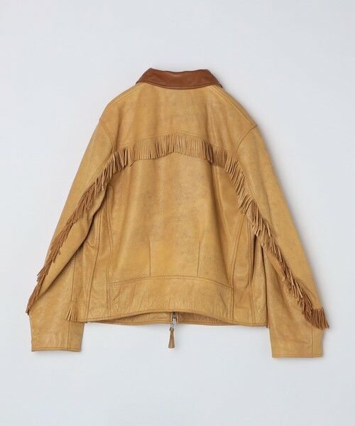 SHIPS / シップス その他アウター | WYTHE NEW YORK: Mustang Fringe Leather Jacket | 詳細1