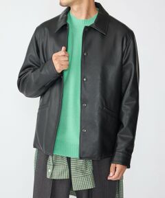 SHIPS / シップス その他アウター | SHIPS: 合成皮革 コーチ ブルゾン
