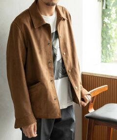 SHIPS / シップス その他アウター | SHIPS: ポリエステル フェイク スエード コーチ ブルゾン