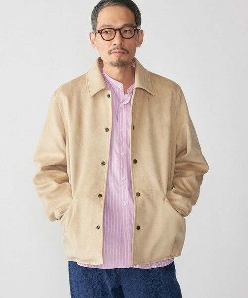 SHIPS / シップス その他アウター | SHIPS: ポリエステル フェイク スエード コーチ ブルゾン | 詳細2