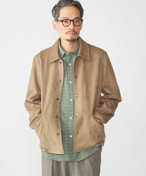 SHIPS / シップス その他アウター | SHIPS: ポリエステル フェイク スエード コーチ ブルゾン | 詳細4