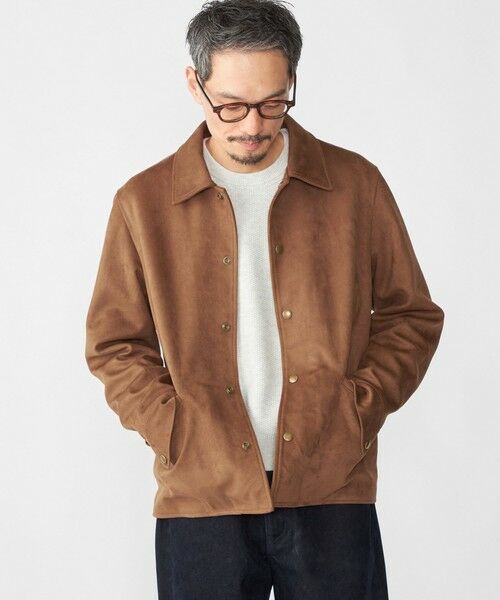 SHIPS / シップス その他アウター | SHIPS: ポリエステル フェイク スエード コーチ ブルゾン | 詳細9