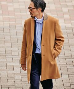 SHIPS / シップス その他アウター | SHIPS: スーパー120'S メルトン チェスター コート 24FW