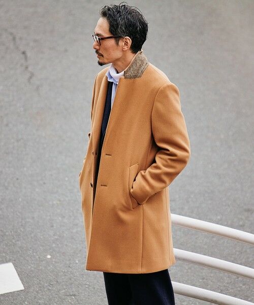 SHIPS / シップス その他アウター | SHIPS: スーパー120'S メルトン チェスター コート 24FW | 詳細11