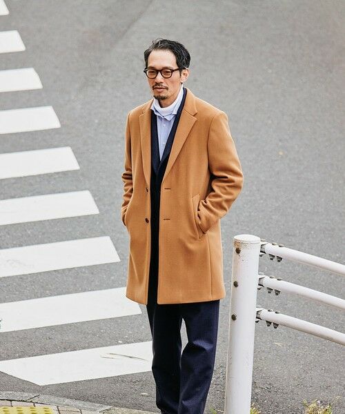 SHIPS / シップス その他アウター | SHIPS: スーパー120'S メルトン チェスター コート 24FW | 詳細14