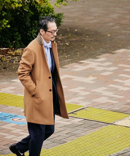 SHIPS / シップス その他アウター | SHIPS: スーパー120'S メルトン チェスター コート 24FW | 詳細15