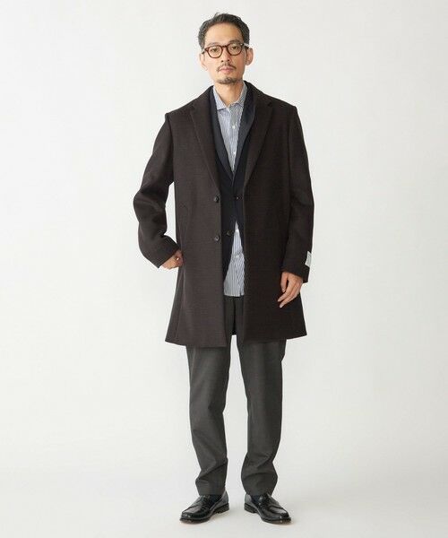 SHIPS / シップス その他アウター | SHIPS: スーパー120'S メルトン チェスター コート 24FW | 詳細21