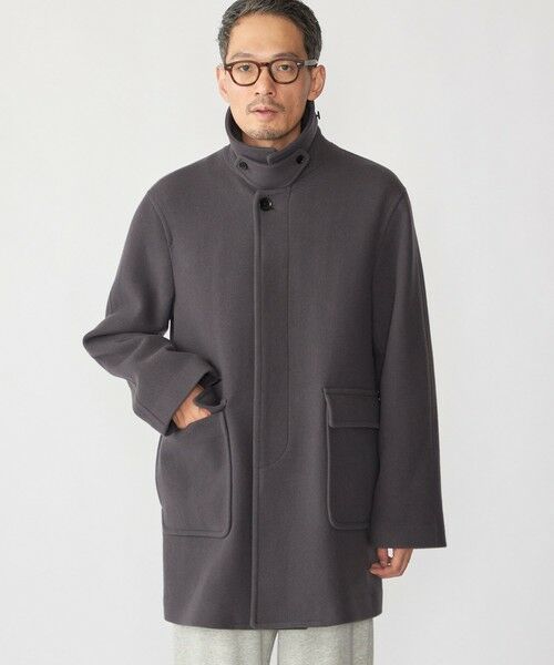 SHIPS / シップス その他アウター | SHIPS: S140 ウールシルク ステンカラー コート | 詳細9