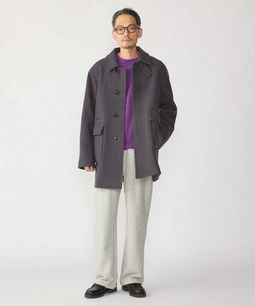SHIPS / シップス その他アウター | SHIPS: S140 ウールシルク ステンカラー コート | 詳細1