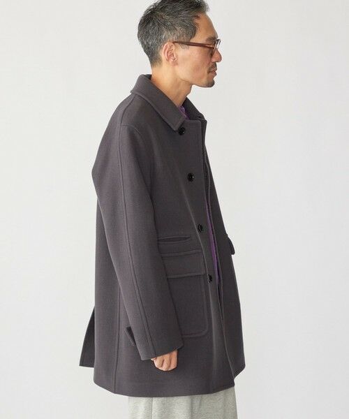 SHIPS / シップス その他アウター | SHIPS: S140 ウールシルク ステンカラー コート | 詳細8