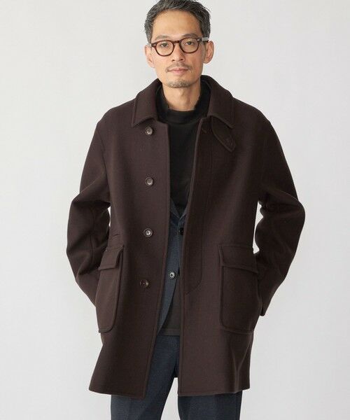 SHIPS / シップス その他アウター | SHIPS: S140 ウールシルク ステンカラー コート | 詳細28