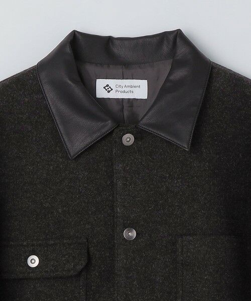 SHIPS / シップス その他アウター | City Ambient Products: オーバーサイズ メルトン ワーク ジャケット | 詳細9