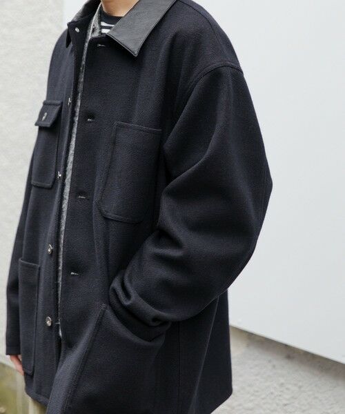 SHIPS / シップス その他アウター | City Ambient Products: オーバーサイズ メルトン ワーク ジャケット | 詳細27