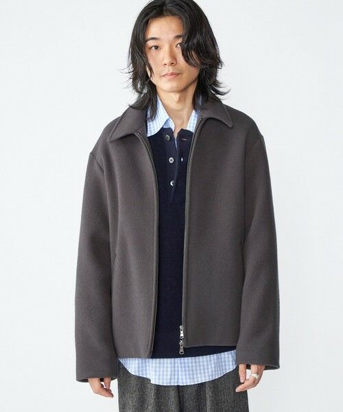 SHIPS / シップス その他アウター | SHIPS: メルトン ジップ ブルゾン | 詳細5